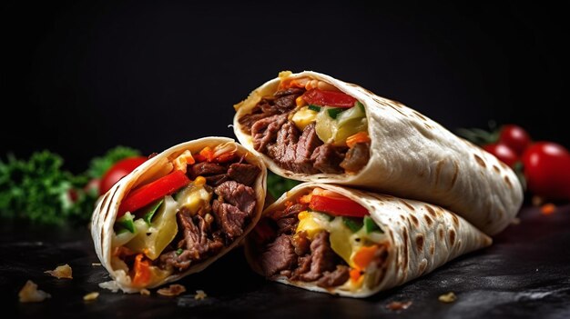 Wrap Viande Roti